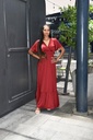 Olivia Satin Grenat