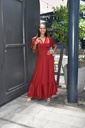 Olivia Satin Grenat