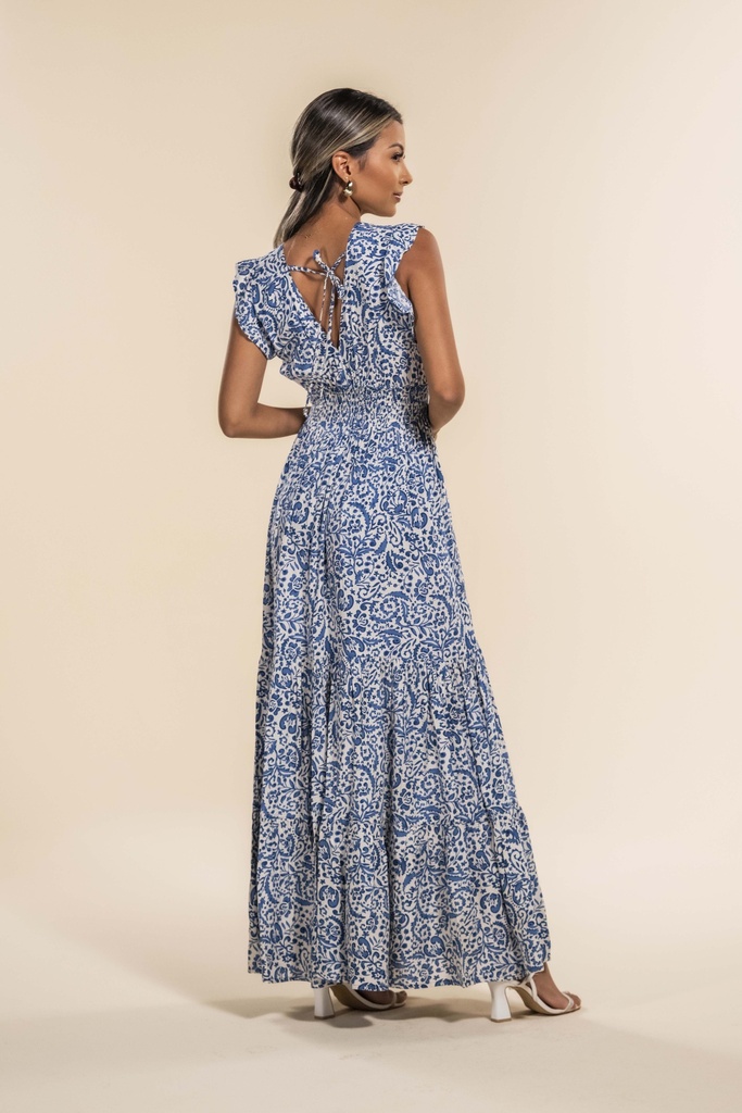 Ortensia Volutes Bleues