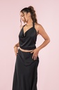 Top Sally Satin Noir