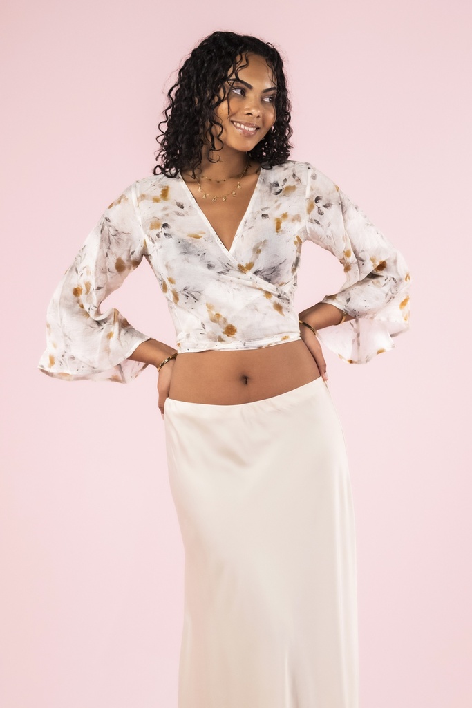 Top Holly Ecru & Gris