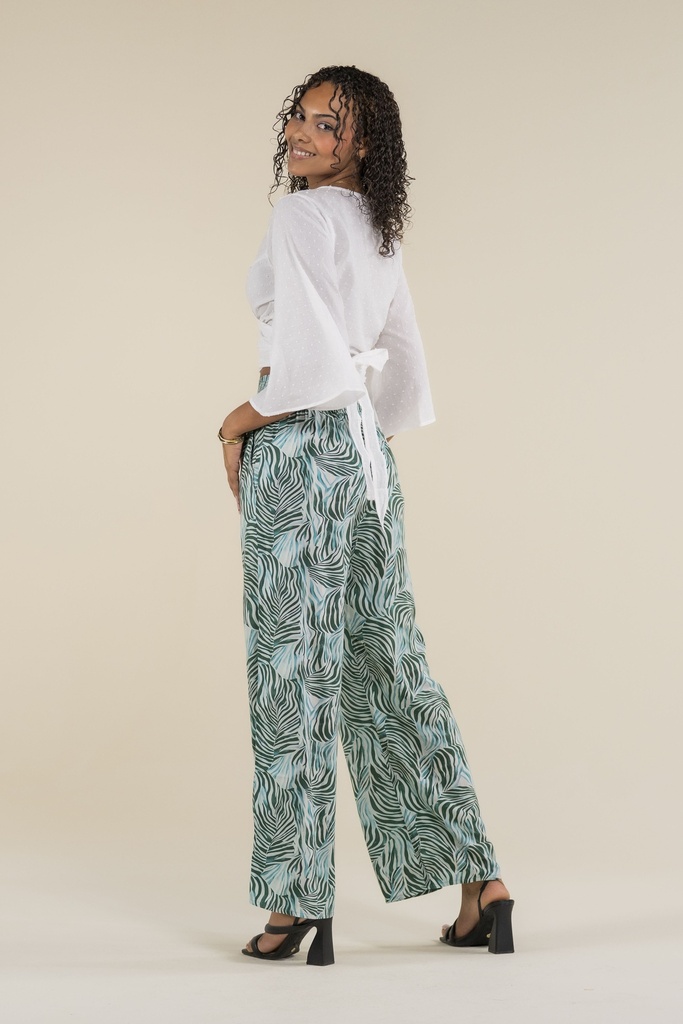 Lola Zèbre Vert & Turquoise