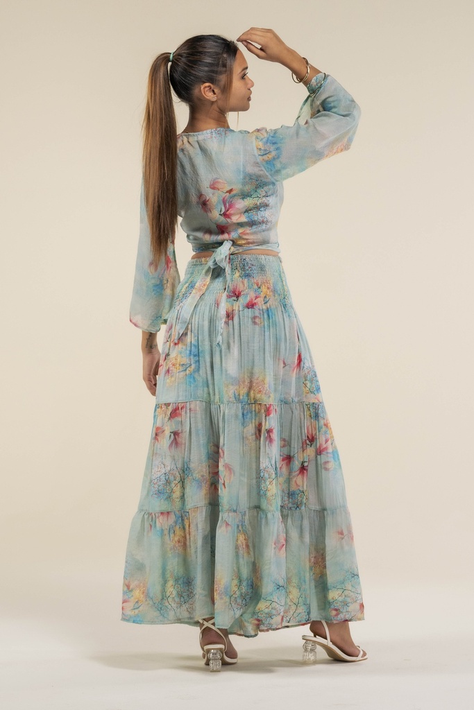 Sofia Soie Turquoise