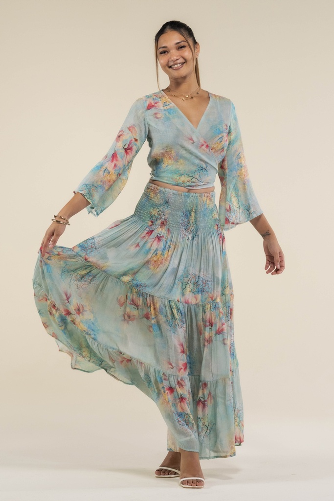 Sofia Soie Turquoise