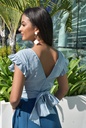 Top Lily Bleu Gris