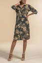 Emilia Khaki Flower