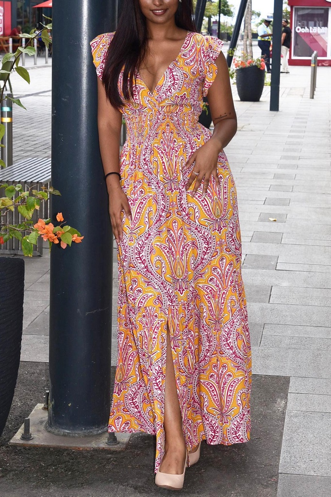 Ornella Mustard Paisley