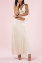 Jupe Sefora Satin Beige