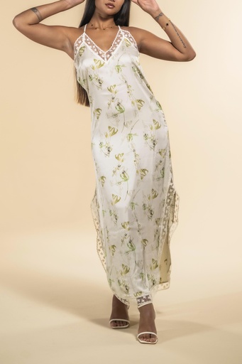 Elisa Fleurs Vert Anis