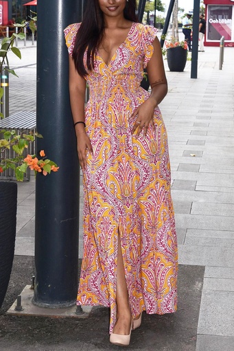 Ornella Mustard Paisley